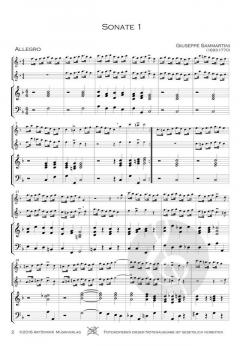 13 Sonaten - Band 1 von Giuseppe Sammartini 