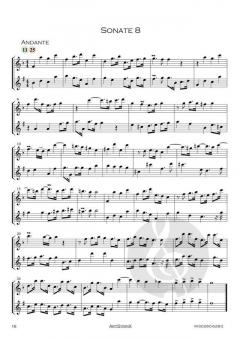 16 Sonaten - Band 2 von Giuseppe Sammartini 