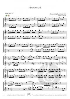 16 Sonaten - Band 3 von Giuseppe Sammartini 