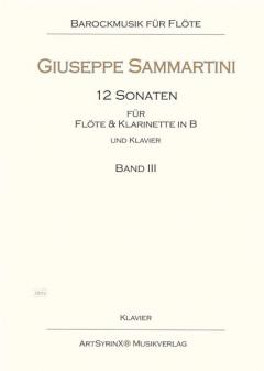16 Sonaten - Band 3 von Giuseppe Sammartini 