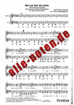 Bei mir bist du schön 