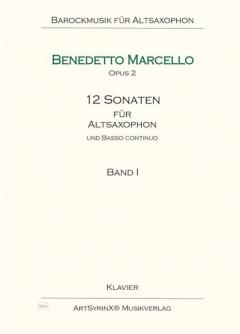 12 Sonaten op. 2 - Band 1 (Sonaten 1-3) von Benedetto Marcello 