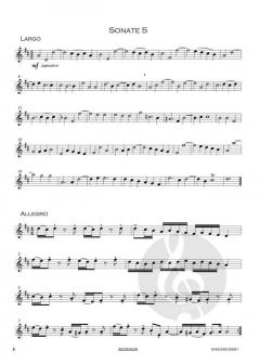 12 Sonaten op. 2 - Band 2 (Sonaten 4-6) von Benedetto Marcello 