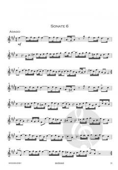 12 Sonaten op. 2 - Band 2 (Sonaten 4-6) von Benedetto Marcello 