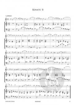 12 Sonaten op. 2 - Band 2 (Sonaten 4-6) von Benedetto Marcello 