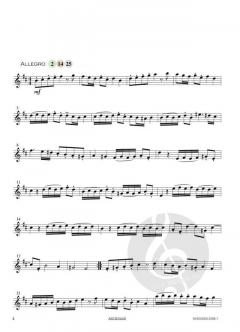 12 Sonaten op. 2 - Band 2 (Sonaten 4-6) von Benedetto Marcello 