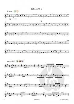 12 Sonaten op. 2 - Band 2 (Sonaten 4-6) von Benedetto Marcello 