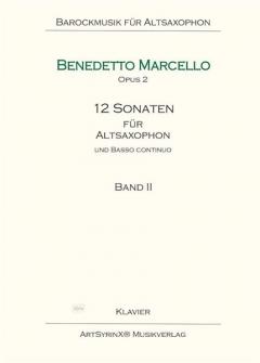 12 Sonaten op. 2 - Band 2 (Sonaten 4-6) von Benedetto Marcello 