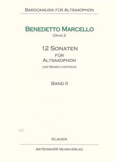 12 Sonaten op. 2 - Band 2 (Sonaten 4-6) von Benedetto Marcello 