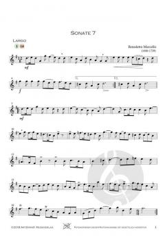 12 Sonaten op. 2 - Band 3 (Sonaten 7-9) von Benedetto Marcello 