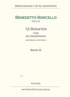 12 Sonaten op. 2 - Band 3 (Sonaten 7-9) von Benedetto Marcello 