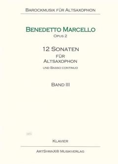 12 Sonaten op. 2 - Band 3 (Sonaten 7-9) von Benedetto Marcello 