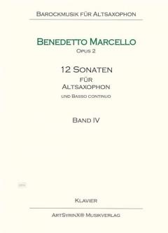 12 Sonaten op. 2 - Band 4 (Sonaten 10-12) von Benedetto Marcello 
