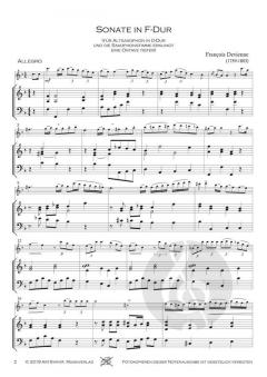 Sonate in D-Dur von François Devienne 