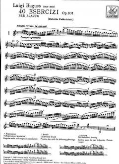 40 Exercises Op. 101 von Luigi Hugues 