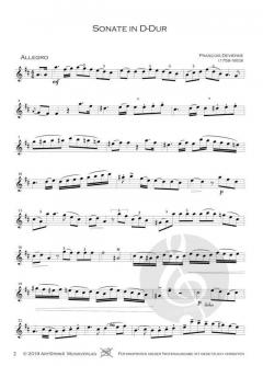 Sonate in D-Dur von François Devienne 