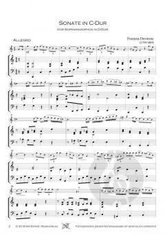 Sonate in D-Dur von François Devienne 