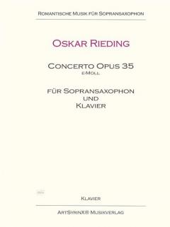 Concerto in e-Moll op. 35 von Oskar Rieding 