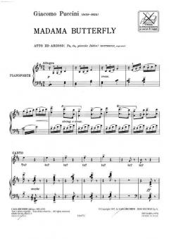 Tu Tu Piccolo Iddio Soprano Piano Italian From Madama Butterfly Act3 von Giacomo Puccini 
