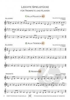 Leichte Spielstücke 