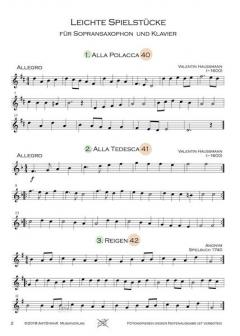 Leichte Spielstücke 