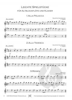 Leichte Spielstücke 