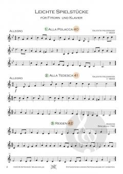 Leichte Spielstücke 