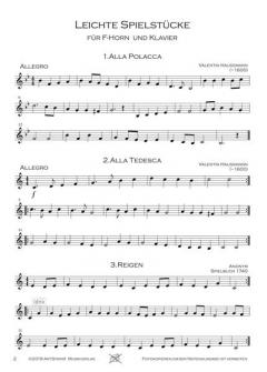 Leichte Spielstücke 