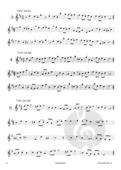 17 Menuette TWV 34 von Georg Philipp Telemann 