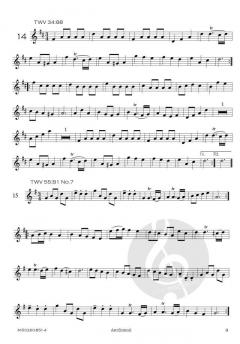 17 Menuette TWV 34 von Georg Philipp Telemann 