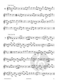 17 Menuette TWV 34 von Georg Philipp Telemann 