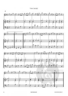 17 Menuette TWV 34 von Georg Philipp Telemann 