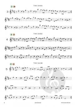 17 Menuette TWV 34 von Georg Philipp Telemann 