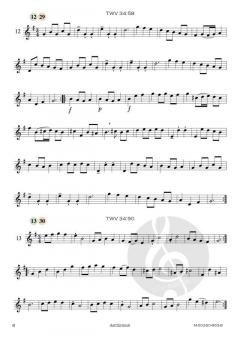 17 Menuette TWV 34 von Georg Philipp Telemann 