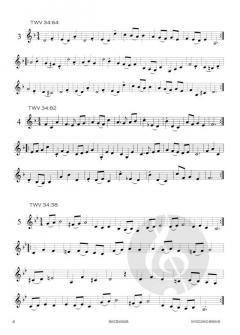 17 Menuette TWV 34 von Georg Philipp Telemann 