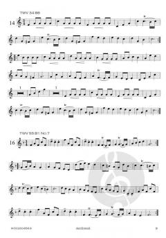 17 Menuette TWV 34 von Georg Philipp Telemann 