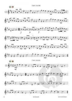 17 Menuette TWV 34 von Georg Philipp Telemann 