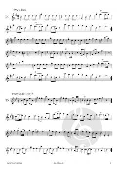 17 Menuette TWV 34 von Georg Philipp Telemann 