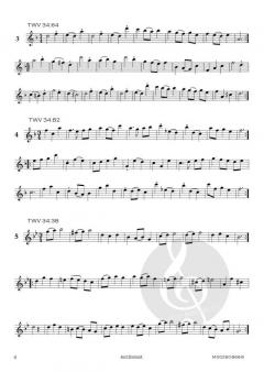 17 Menuette TWV 34 von Georg Philipp Telemann 