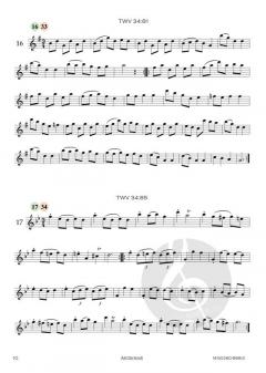 17 Menuette TWV 34 von Georg Philipp Telemann 