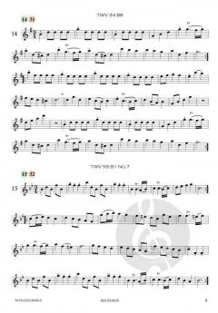 17 Menuette TWV 34 von Georg Philipp Telemann 