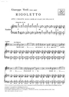 Questa O Quella T/pno It Per Me Pari Sono From Rigoletto Act1 