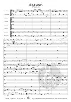 Sinfonia von Johann Sebastian Bach 