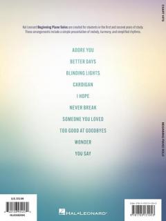 Chart Hits for Beginning Piano Solo 