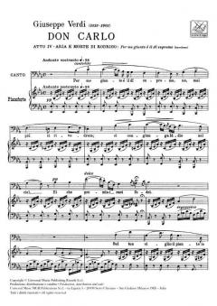 Per Me Giunto e Il Di Supremo von Giuseppe Verdi 