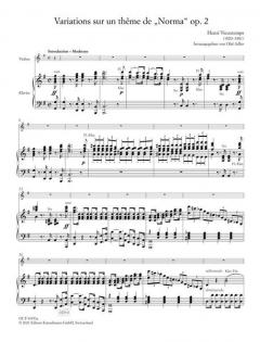 Variationen über ein Thema aus 'Norma' op. 2 von Henri Vieuxtemps 