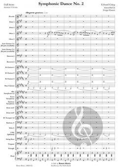 Symphonic Dance No. 2 von Edvard Grieg 