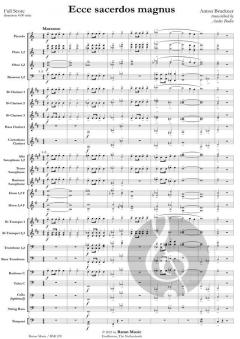 Ecce sacerdos magnus WAB 13 von Anton Bruckner 