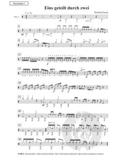 Eins geteilt durch Zwei 