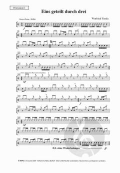 Eins geteilt durch Drei 